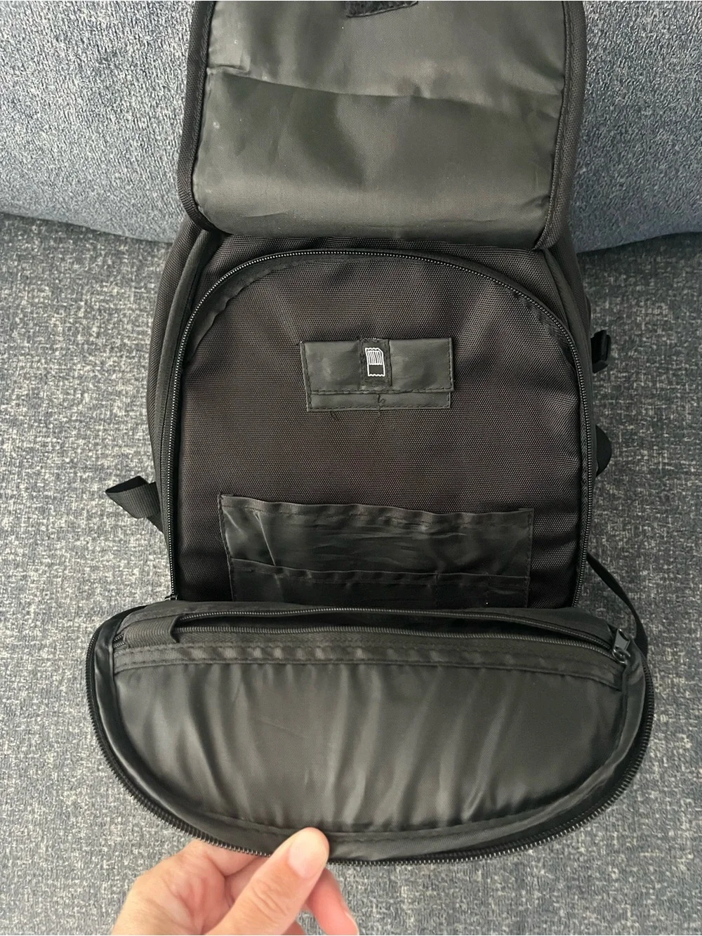 Nikon Black Compact Camera Backpack with Front Pocket